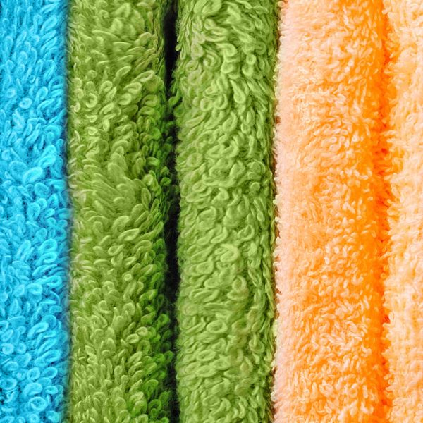 Coloured towels